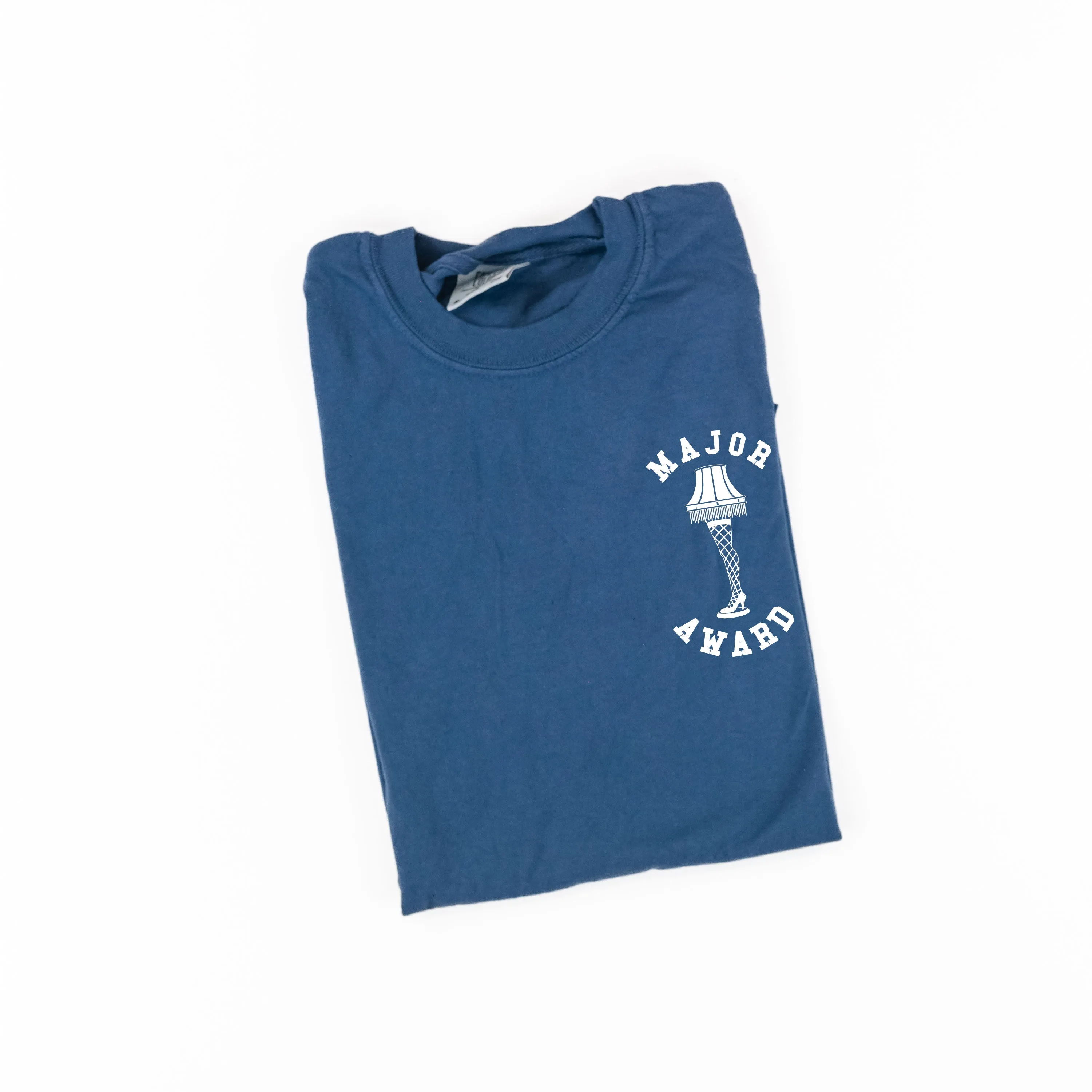 Major Award Leg Lamp (pocket) - Comfort Colors Tee