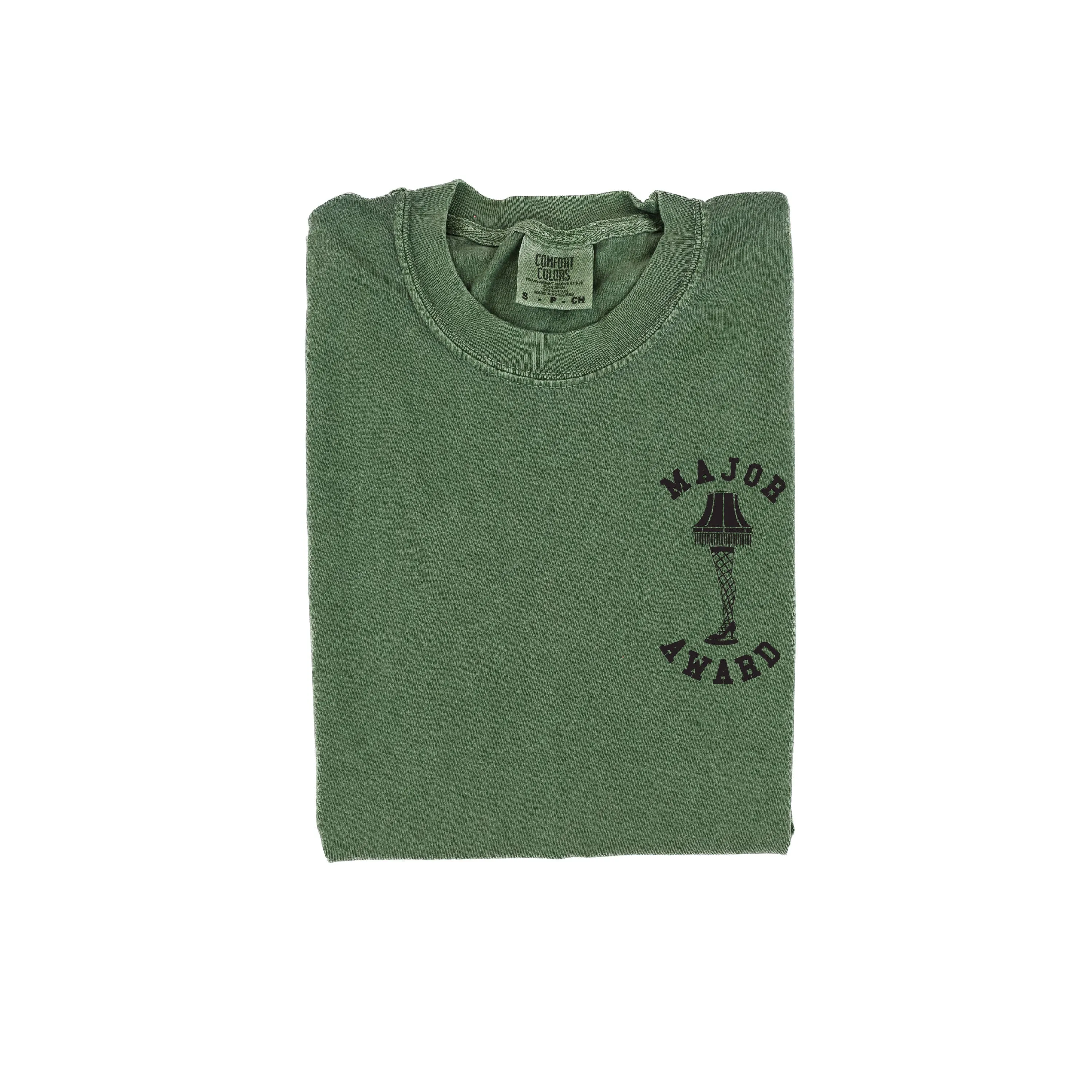 Major Award Leg Lamp (pocket) - Comfort Colors Tee