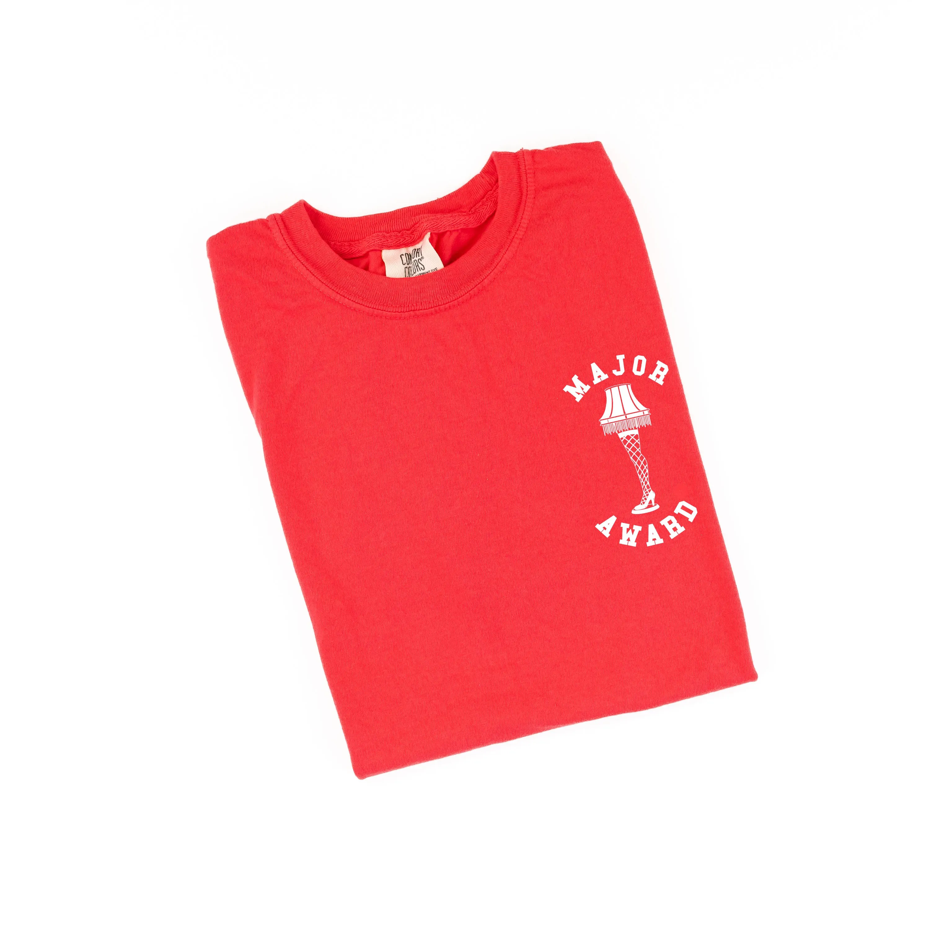 Major Award Leg Lamp (pocket) - Comfort Colors Tee