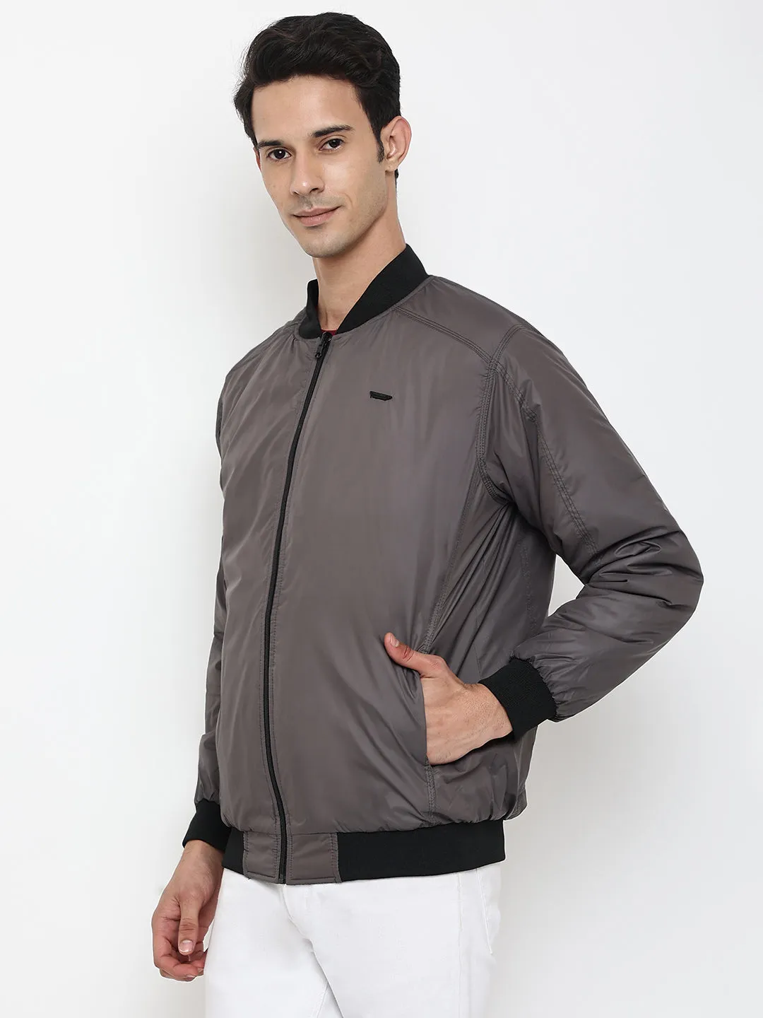 Men Grey Jacket