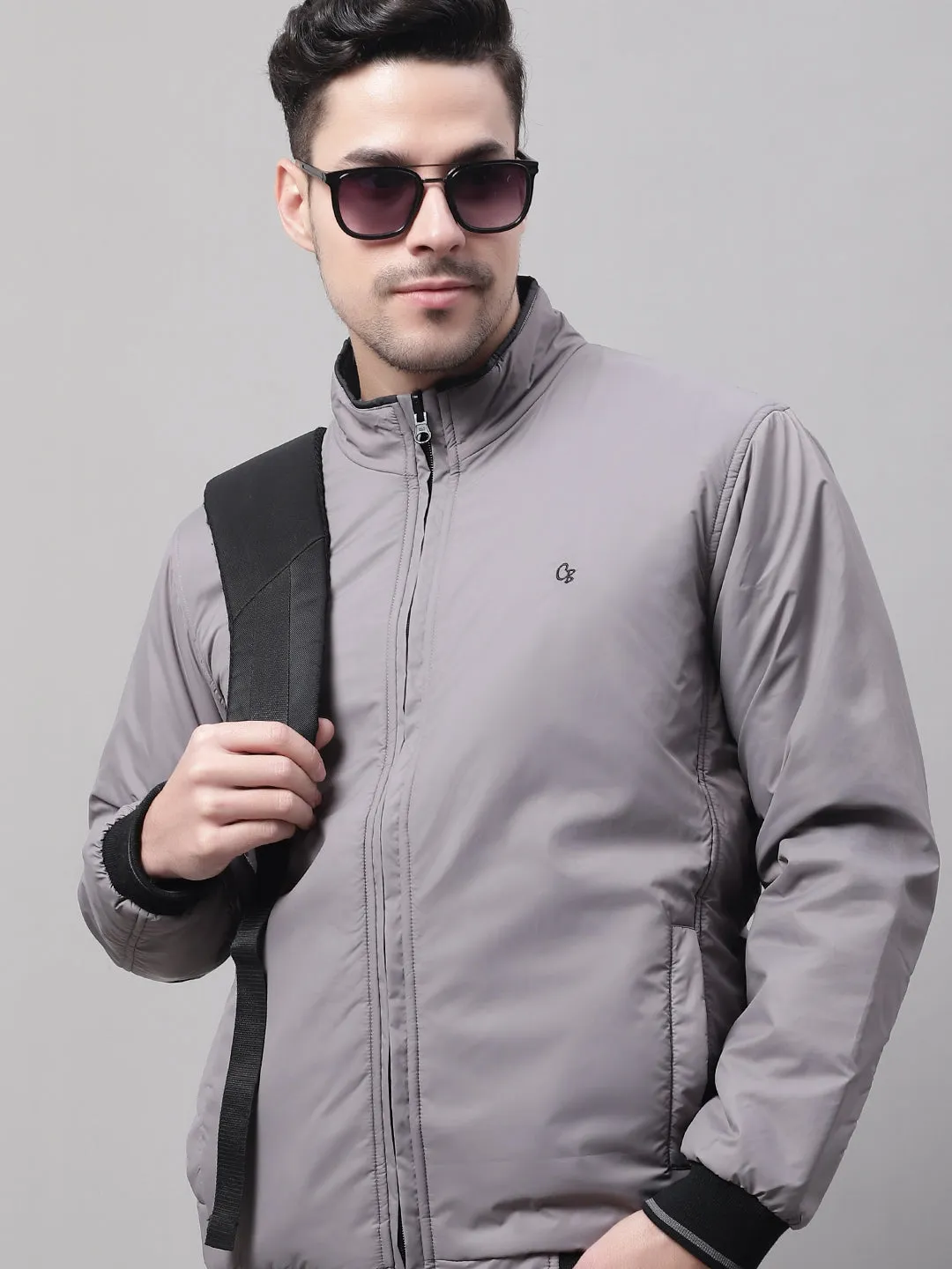 Men Reversible Grey Jacket