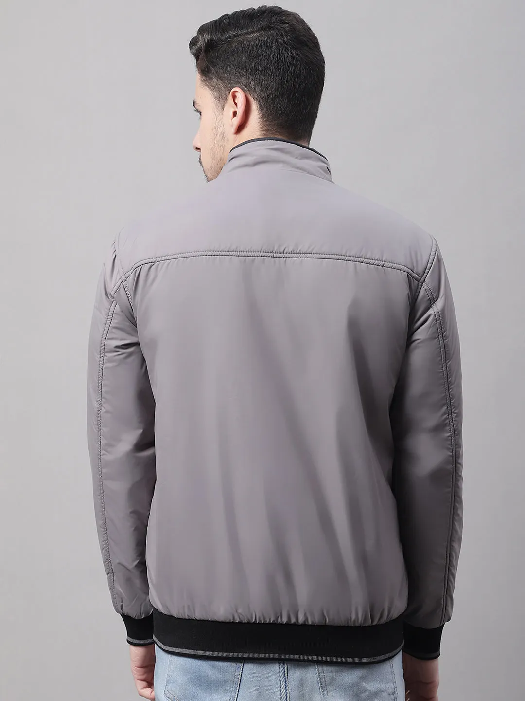 Men Reversible Grey Jacket