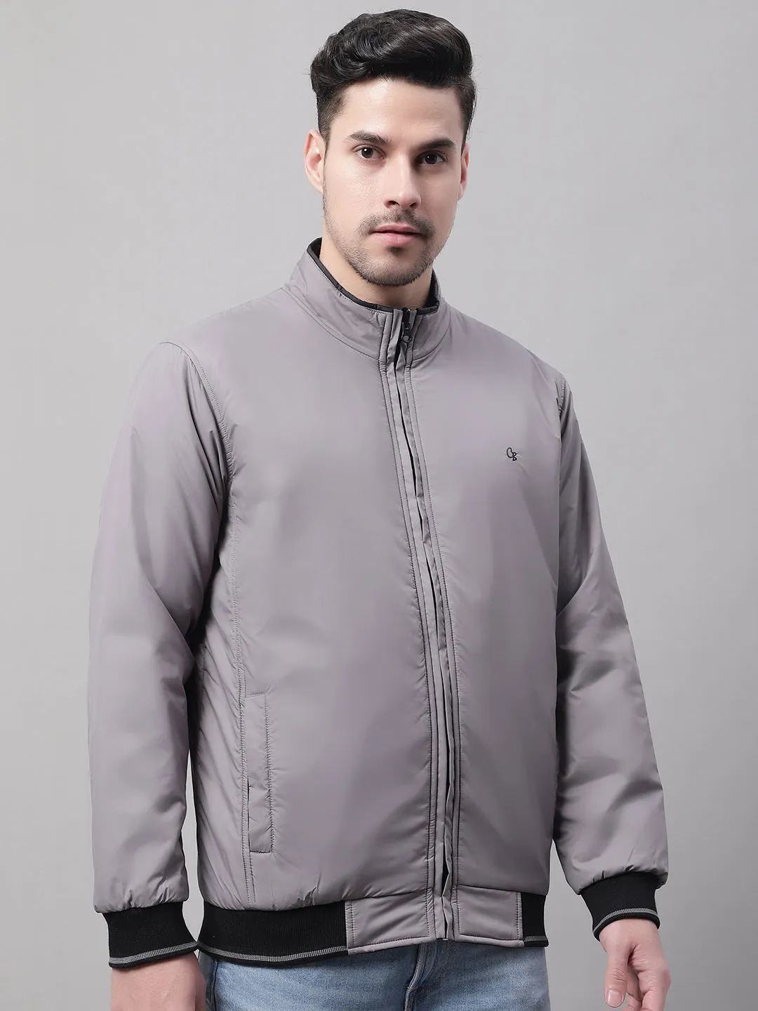 Men Reversible Grey Jacket