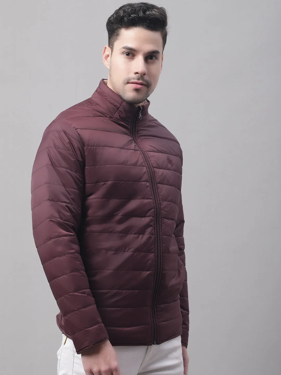 Men Reversible Wine Jacket