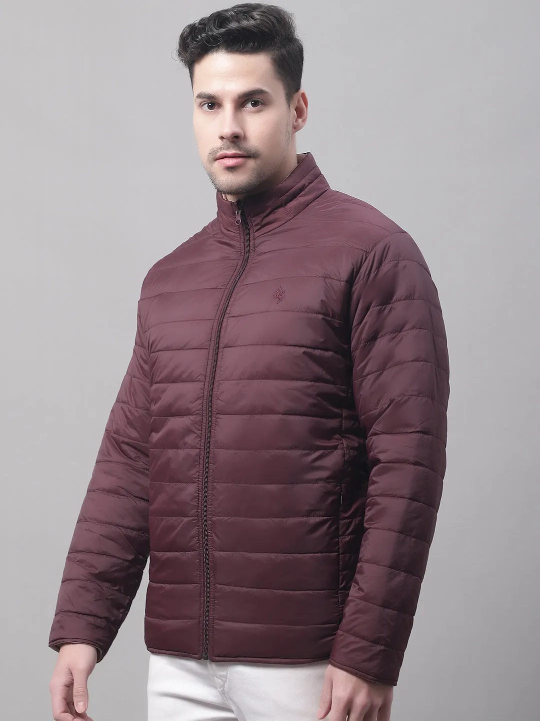 Men Reversible Wine Jacket