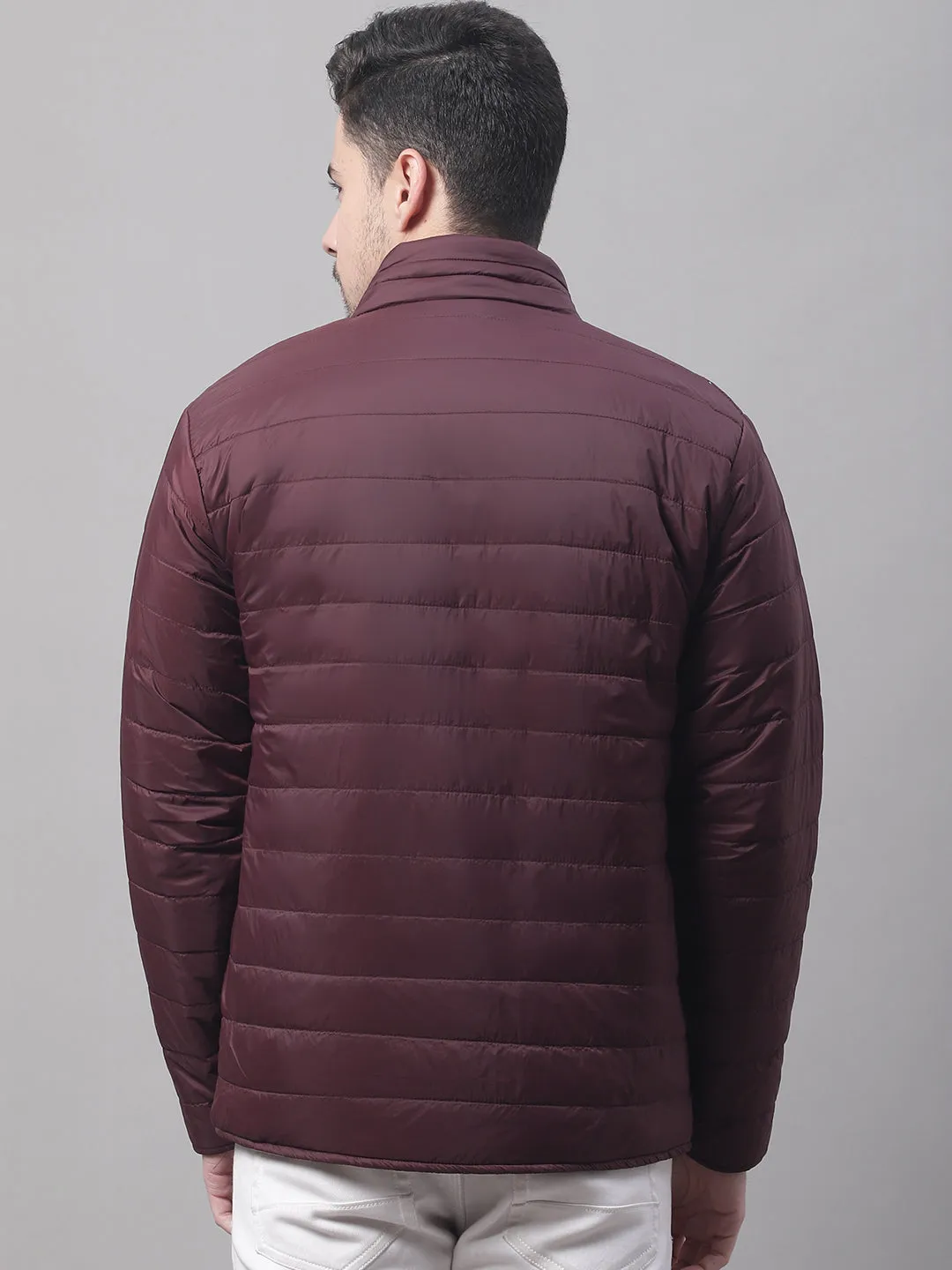 Men Reversible Wine Jacket