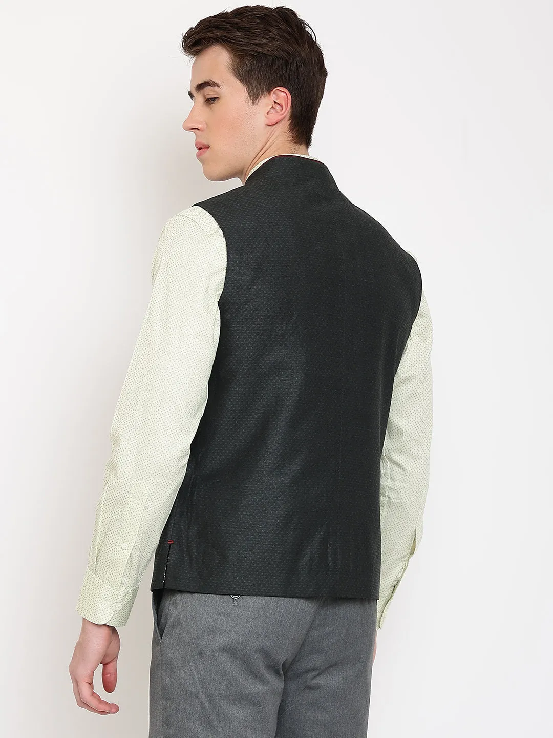 Mens Green Waist Coat