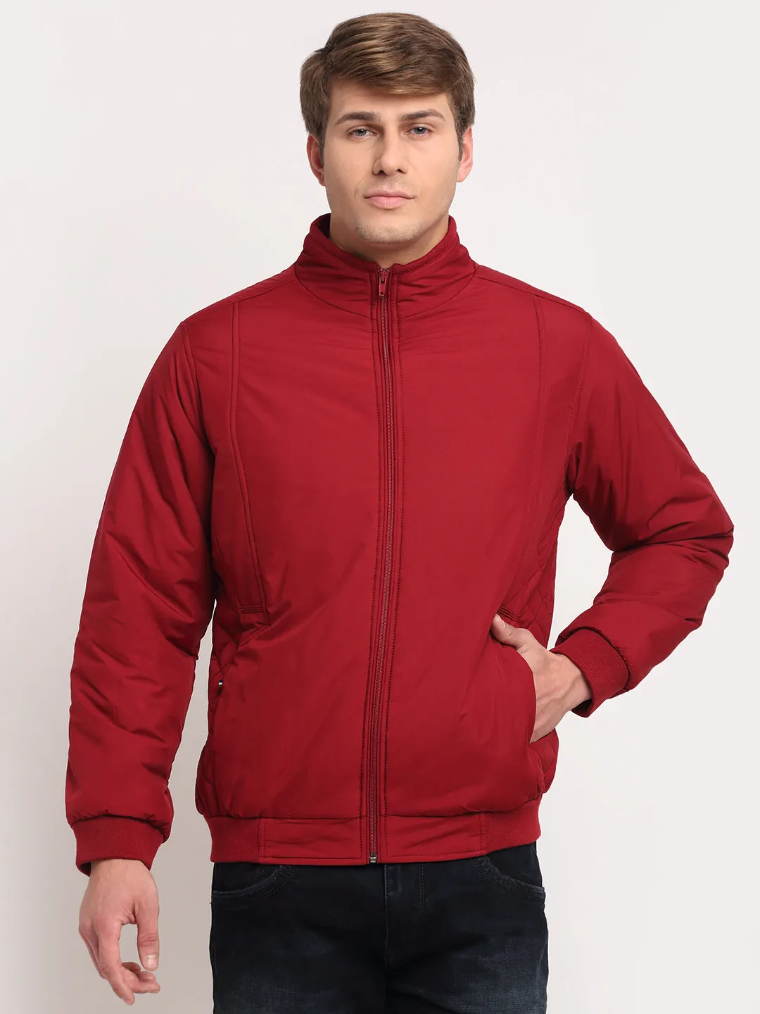 Men's Maroon Jacket