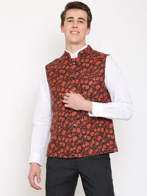 Men's Rust Reversible Waist Coat