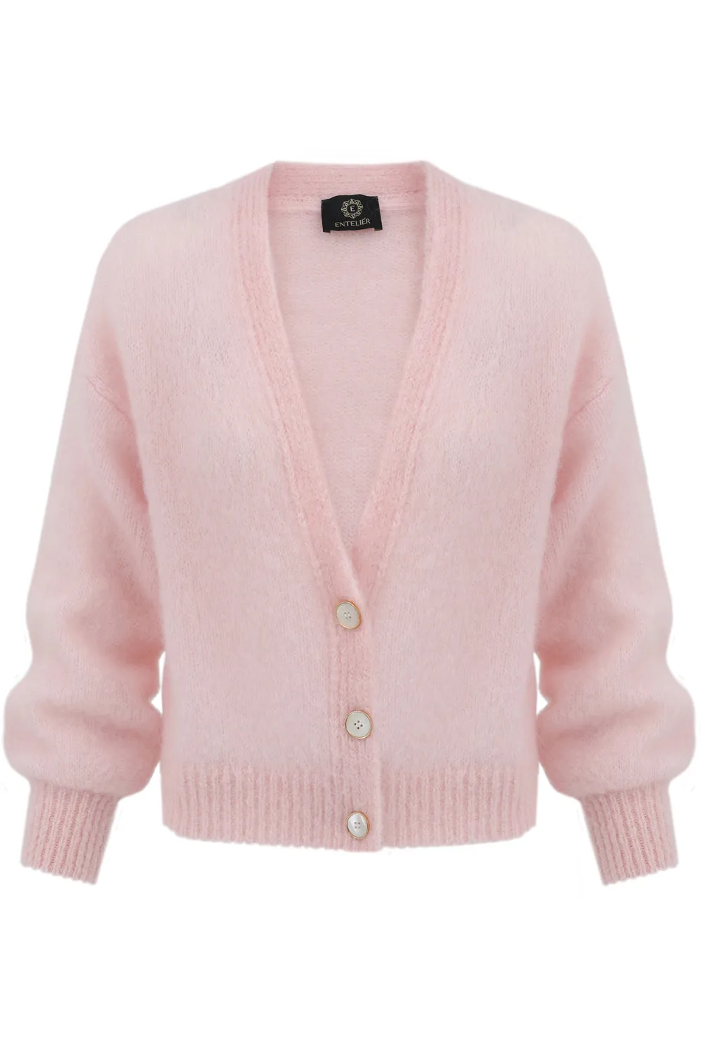 Mia Mohair Cardigan Pink