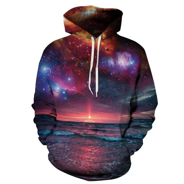 Mr.1991INC Space Galaxy Hoodies