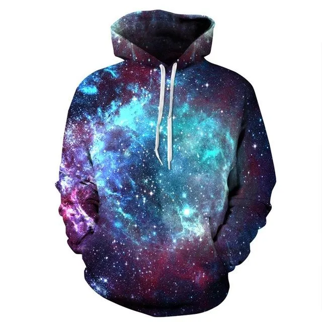 Mr.1991INC Space Galaxy Hoodies