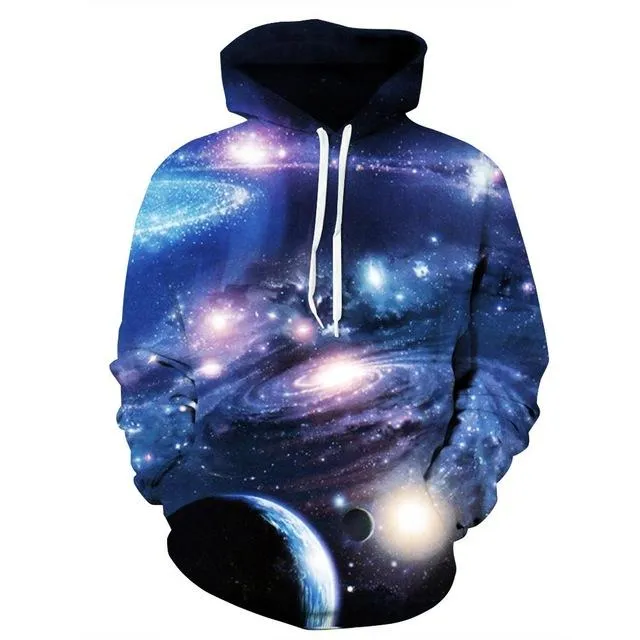 Mr.1991INC Space Galaxy Hoodies