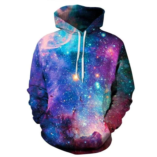 Mr.1991INC Space Galaxy Hoodies