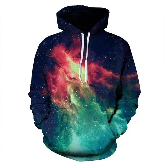 Mr.1991INC Space Galaxy Hoodies