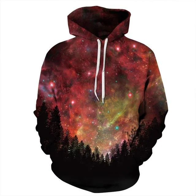 Mr.1991INC Space Galaxy Hoodies