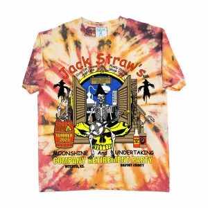 Online Ceramics Jack Straw's Moonshine & Undertaking Tee (Tie Dye)