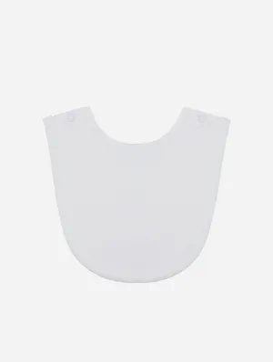 Organic Cotton Bib | White