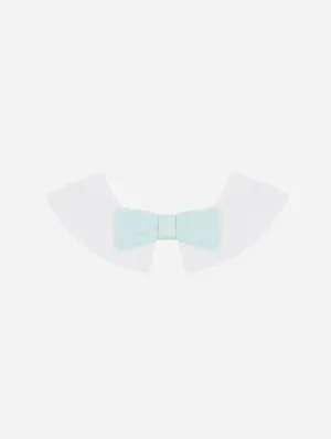 Organic Cotton Bow Tie Collar | Mint