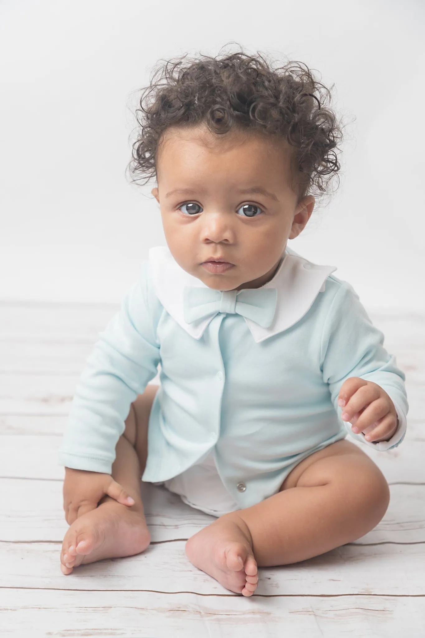 Organic Cotton Bow Tie Collar | Mint