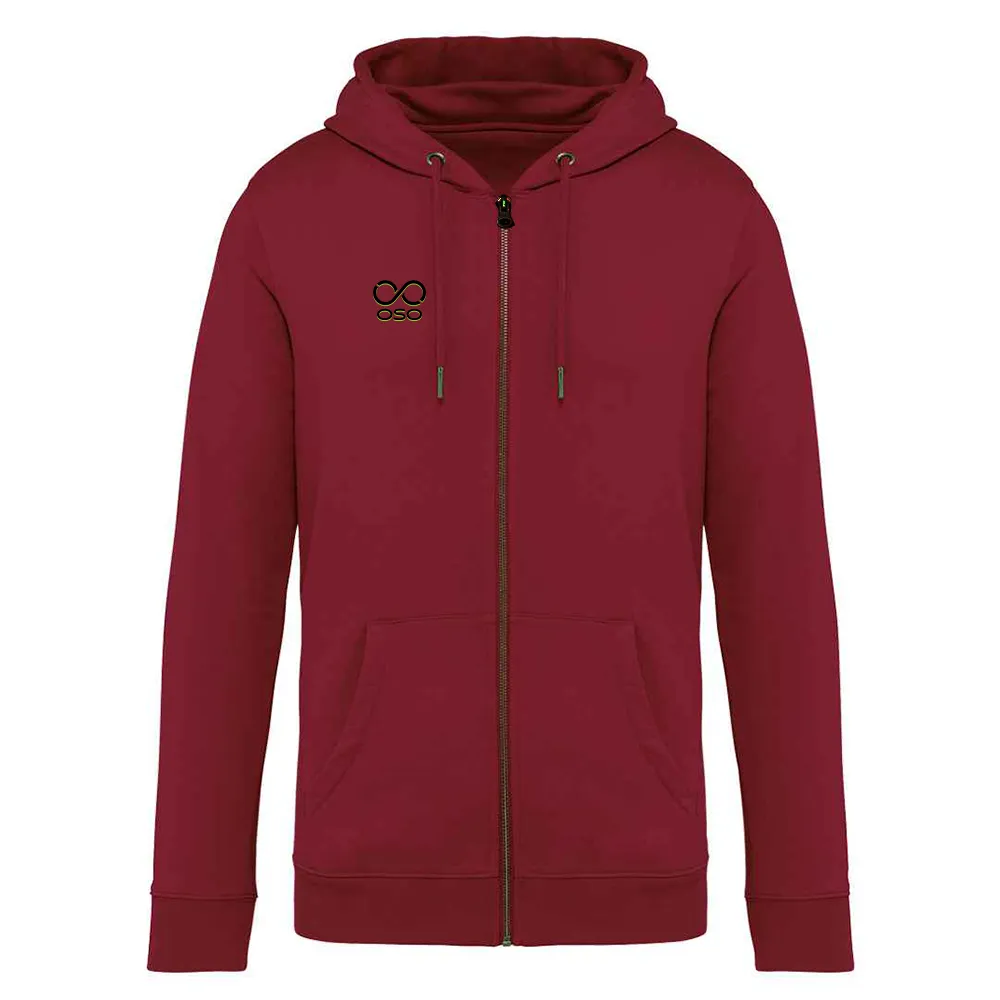 OSO Ultimate Zip Hoodies - Unisex - Hibiscus