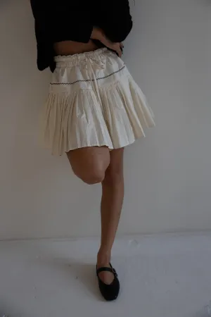 Pleated Charm Skirt