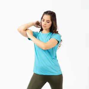 Polo Athletica Women's Activewear Sliced Short Sleeve Tee Shirt