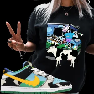 "Chunky Dunk Ice Crean Truck" T-shirt to Match Ben Jerry ice Cream Chunky Dunks