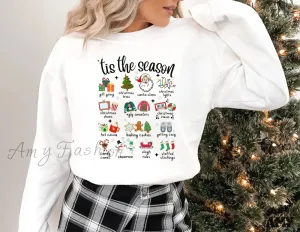 Retro Cute Christmas Hoodie for Fashion Girls