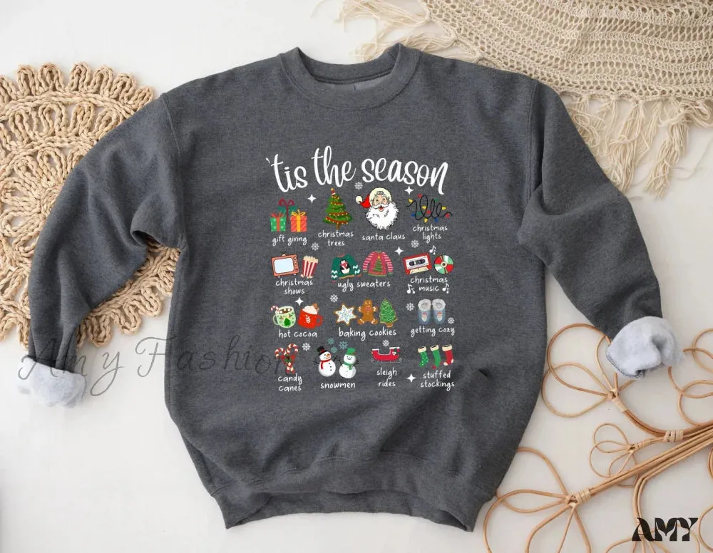 Retro Cute Christmas Hoodie for Fashion Girls