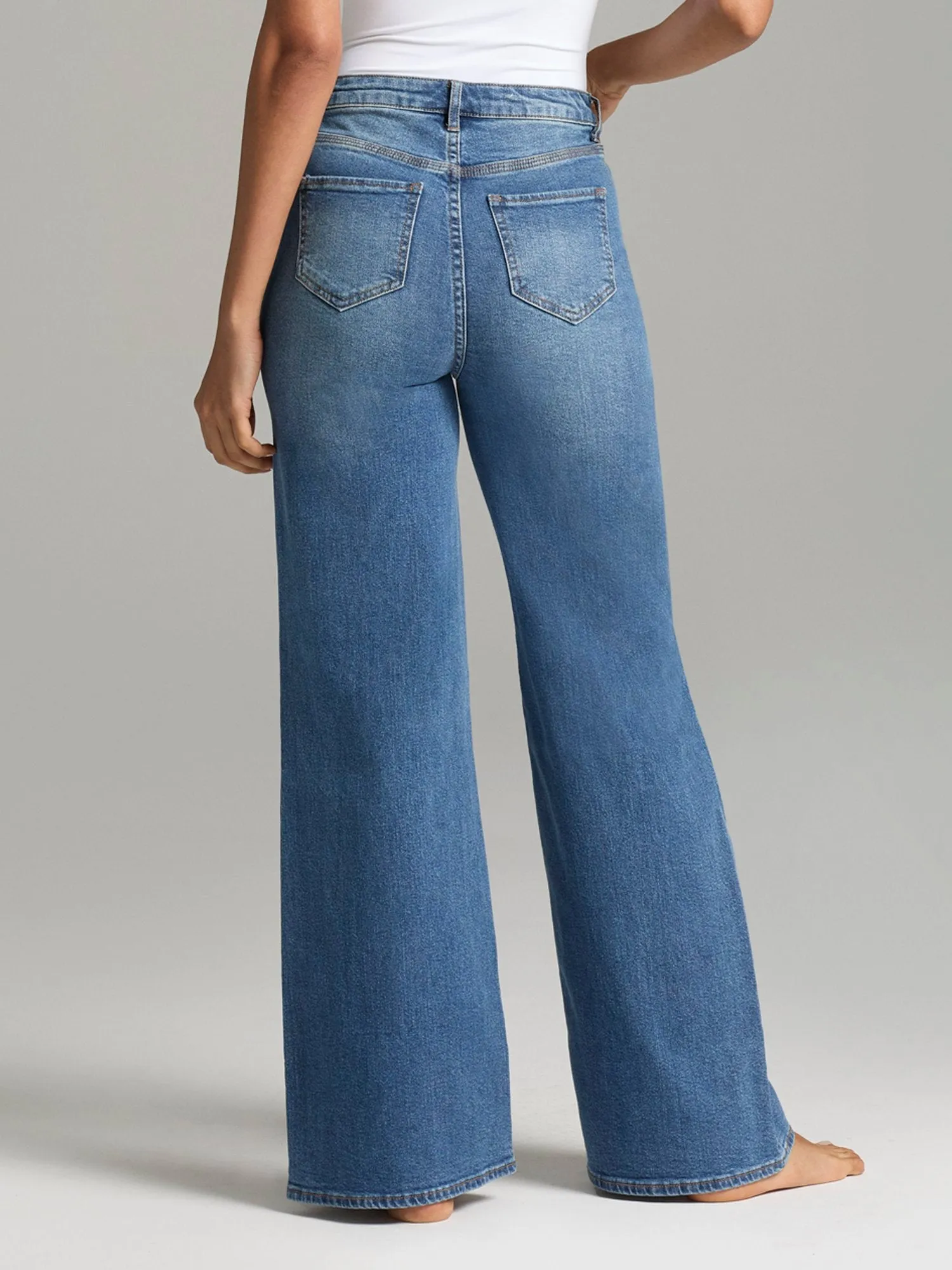 Sirena High-Rise Wide-Leg Jeans