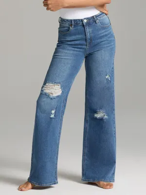 Sirena High-Rise Wide-Leg Jeans