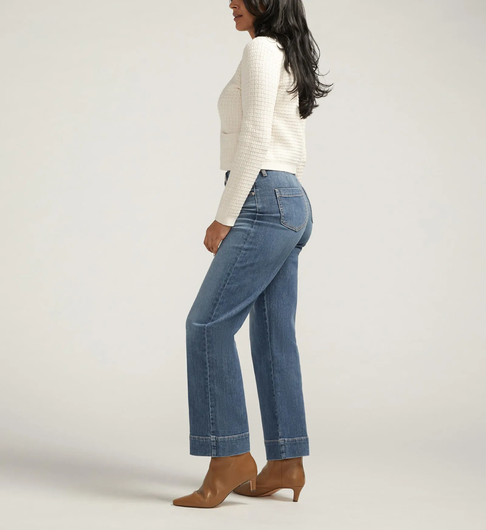 Sophia High Rise Wide Leg Jeans