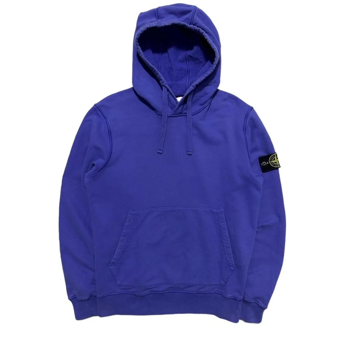 Stone Island Blue Pullover Hoodie