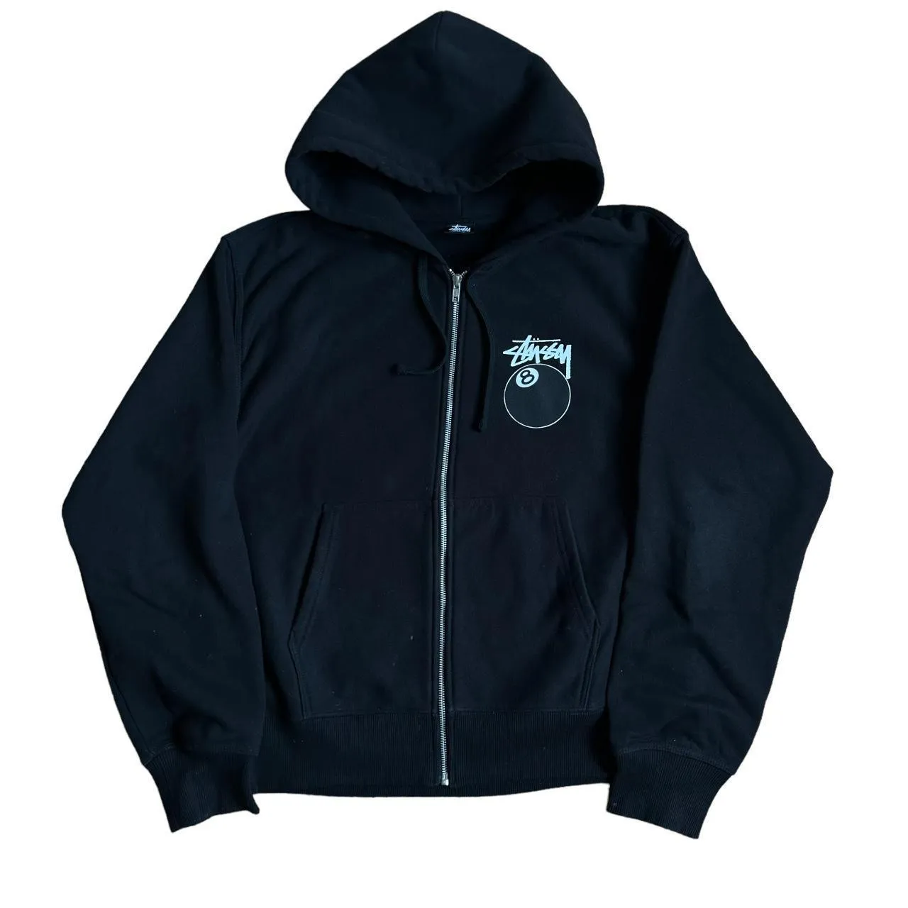 Stussy Men's 8 Ball Black Hoodie