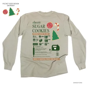 Sugar Cookie Recipe (pf&b) - LONG SLEEVE Comfort Colors Tee