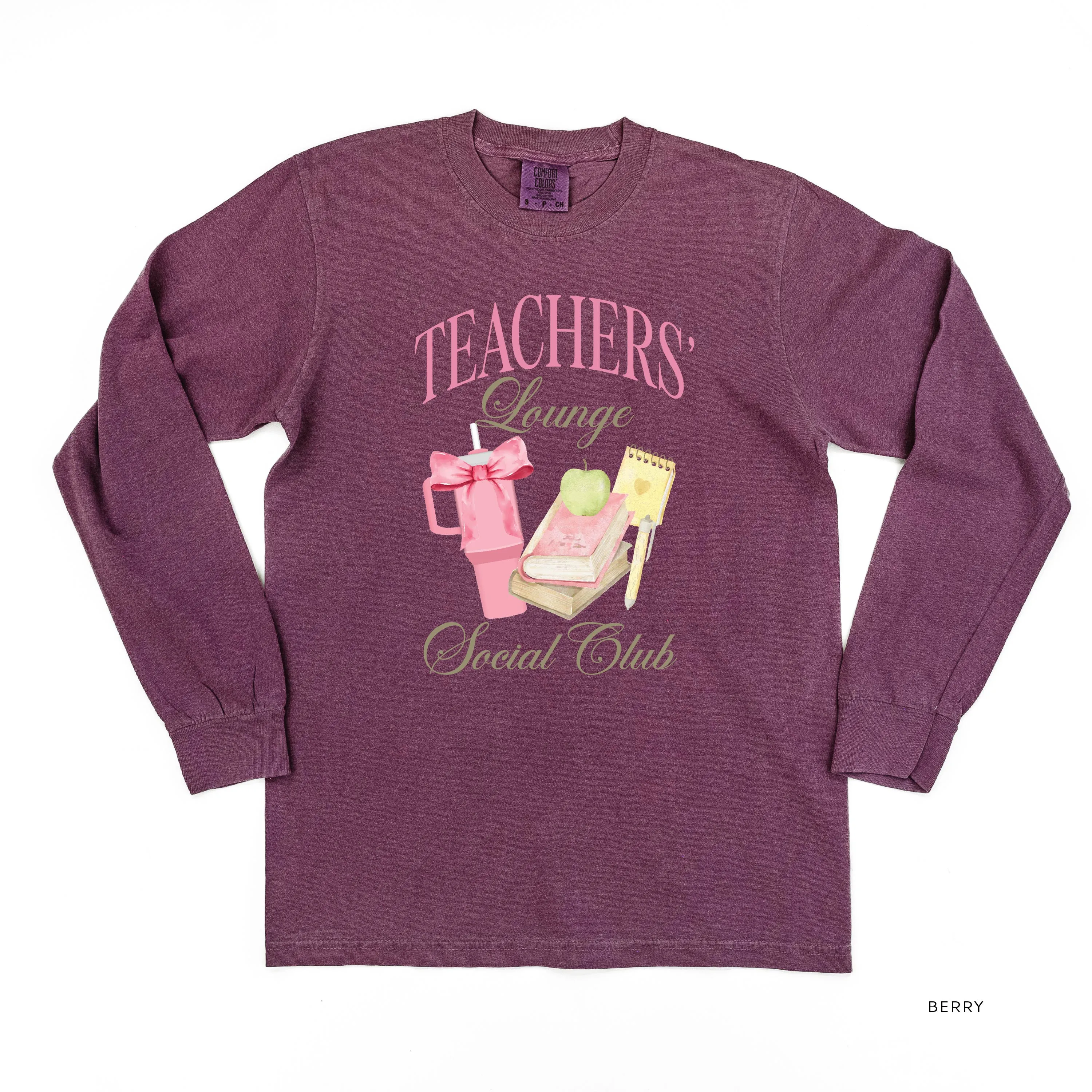 Teachers' Lounge Social Club - LONG SLEEVE COMFORT COLORS TEE