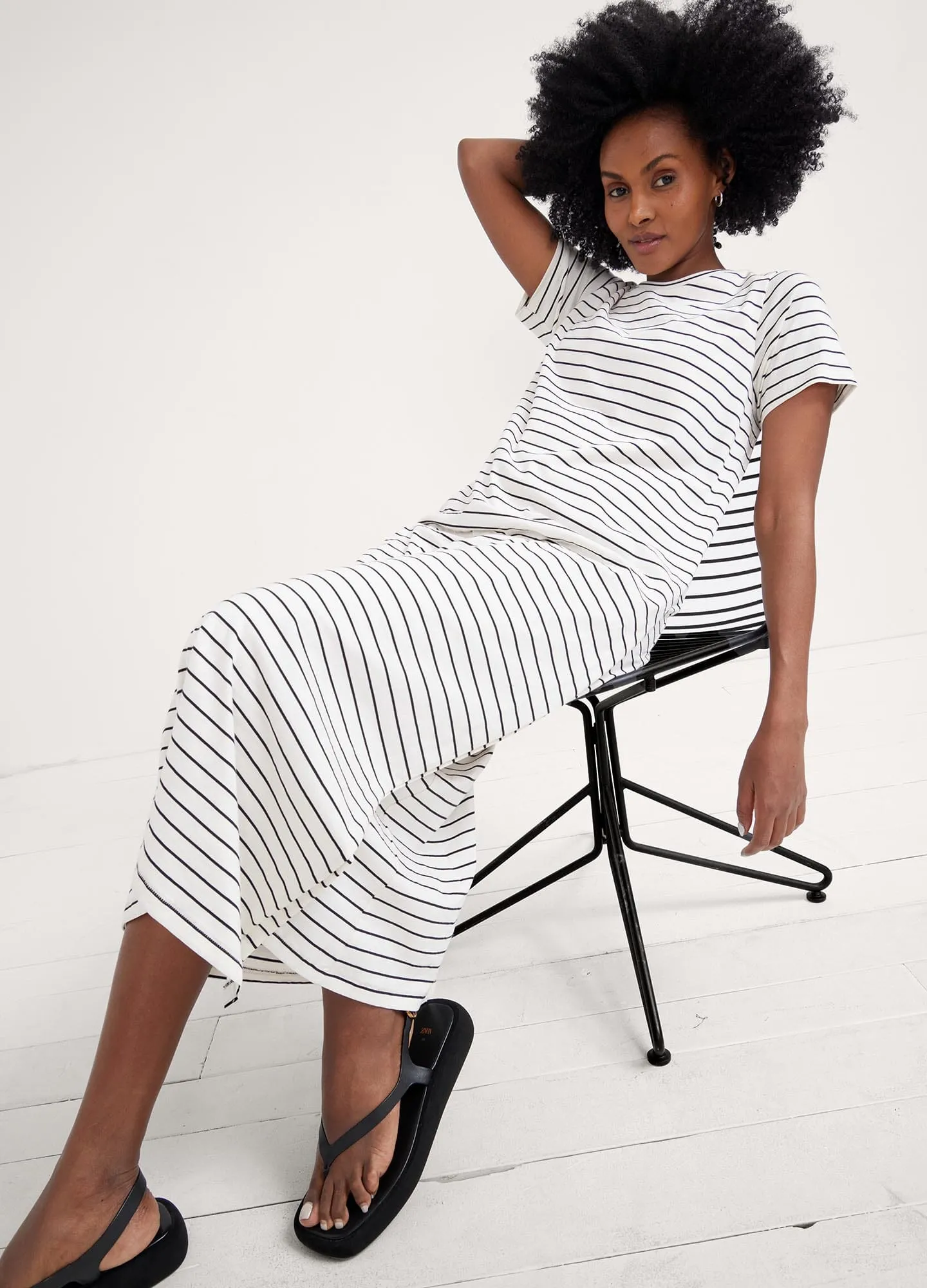 The Easy Going Nursing Tee Dress