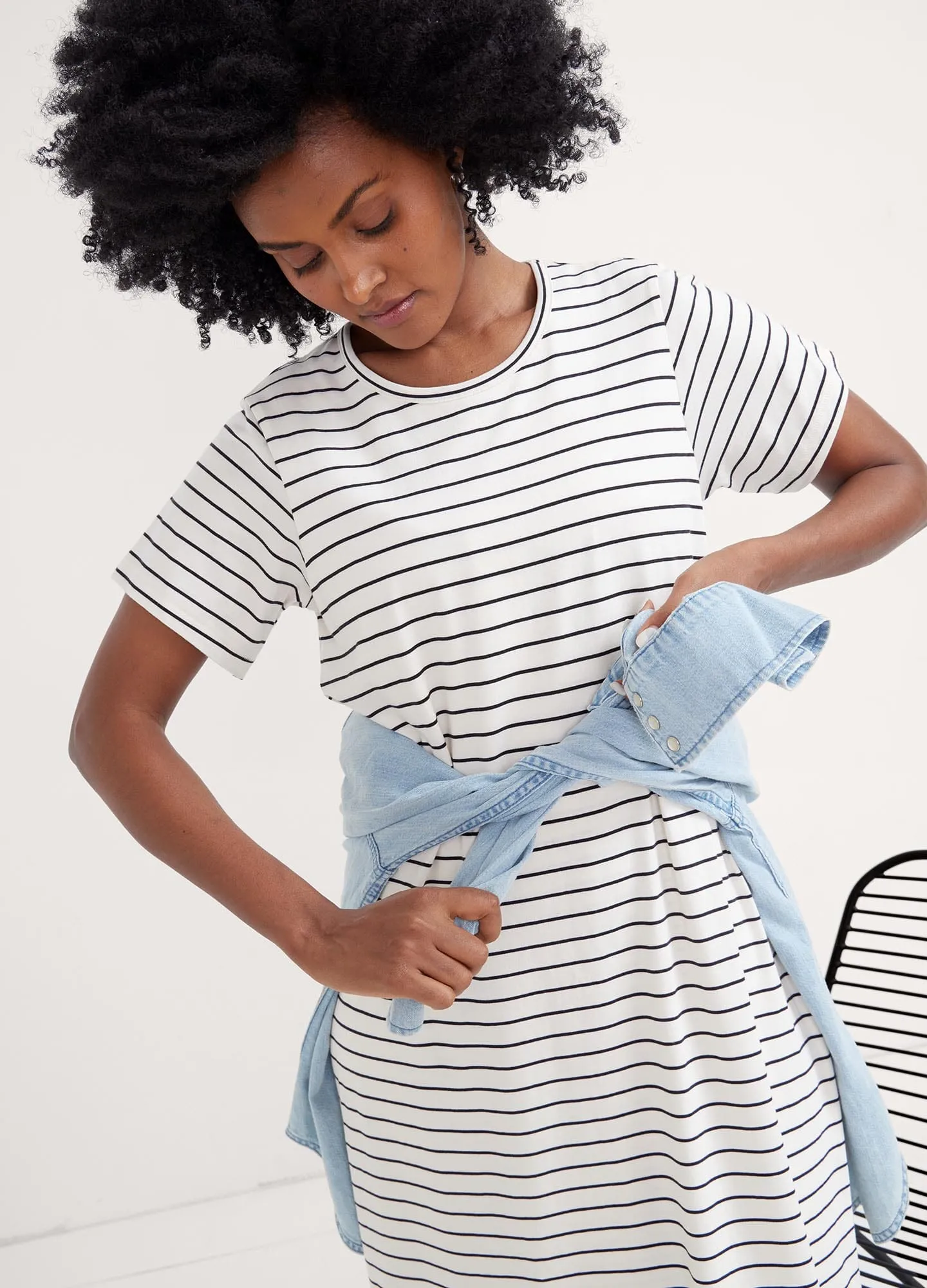 The Easy Going Nursing Tee Dress