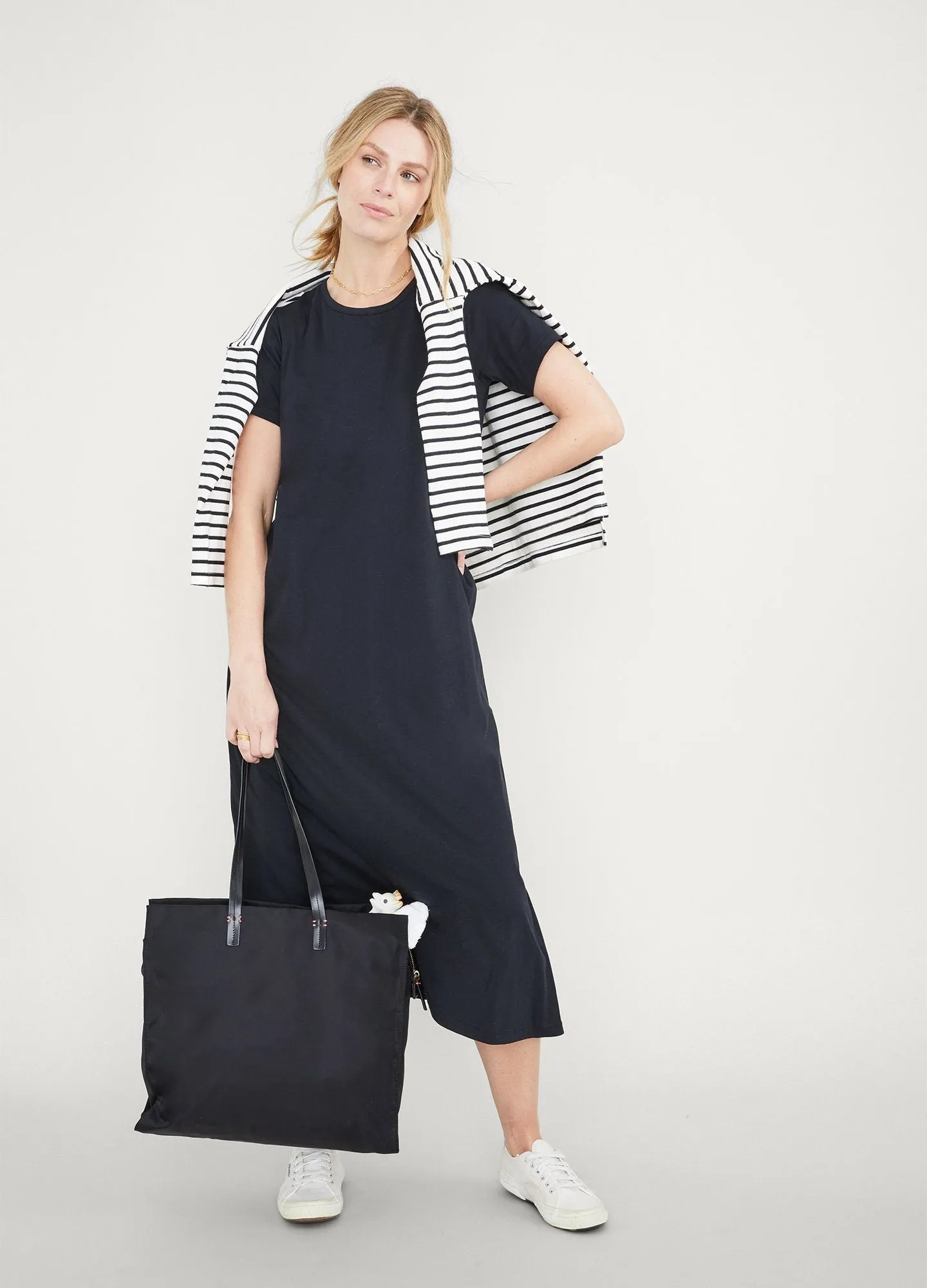 The Easy Going Nursing Tee Dress