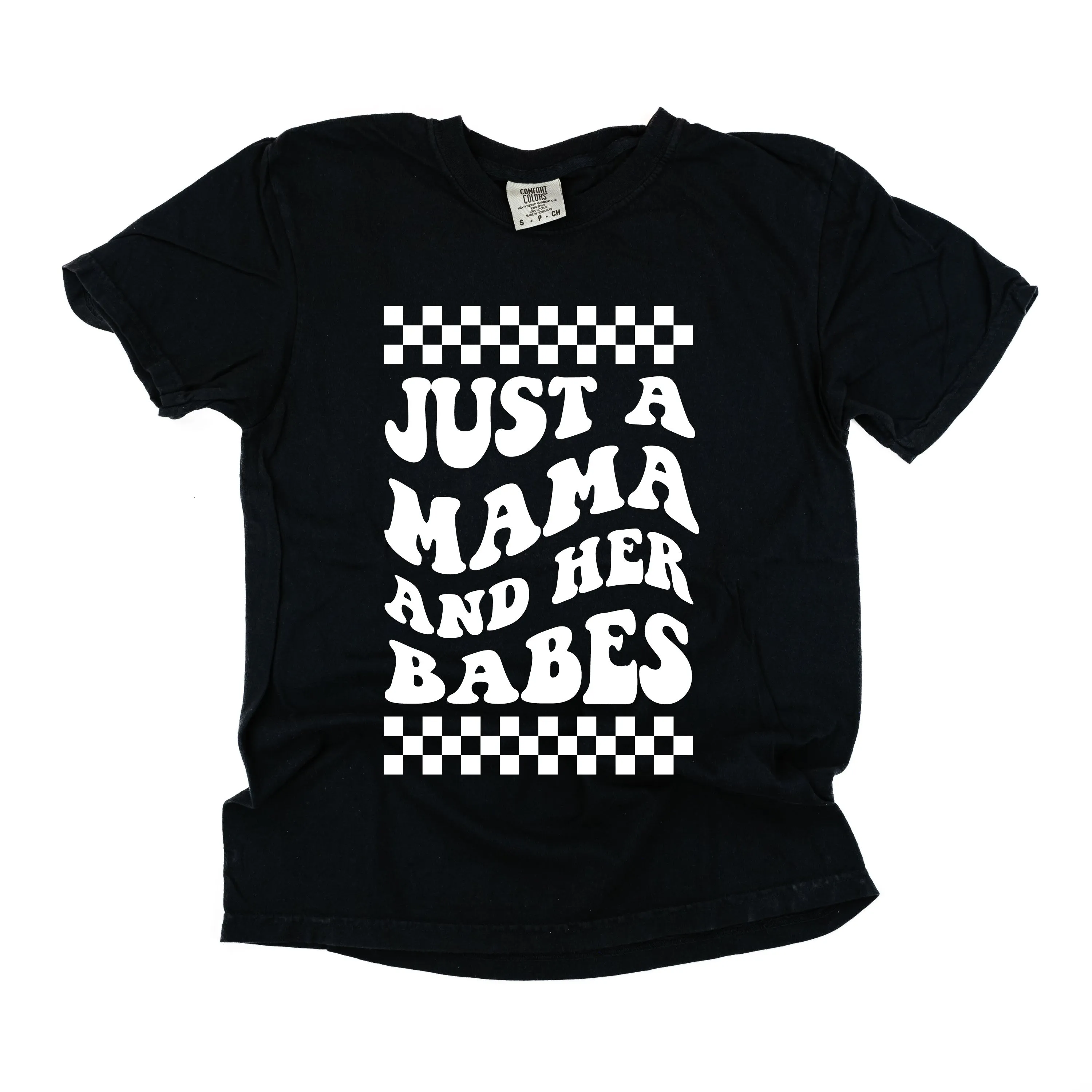 THE RETRO EDIT - Just a Mama and Her Babes - SHORT SLEEVE COMFORT COLORS TEE