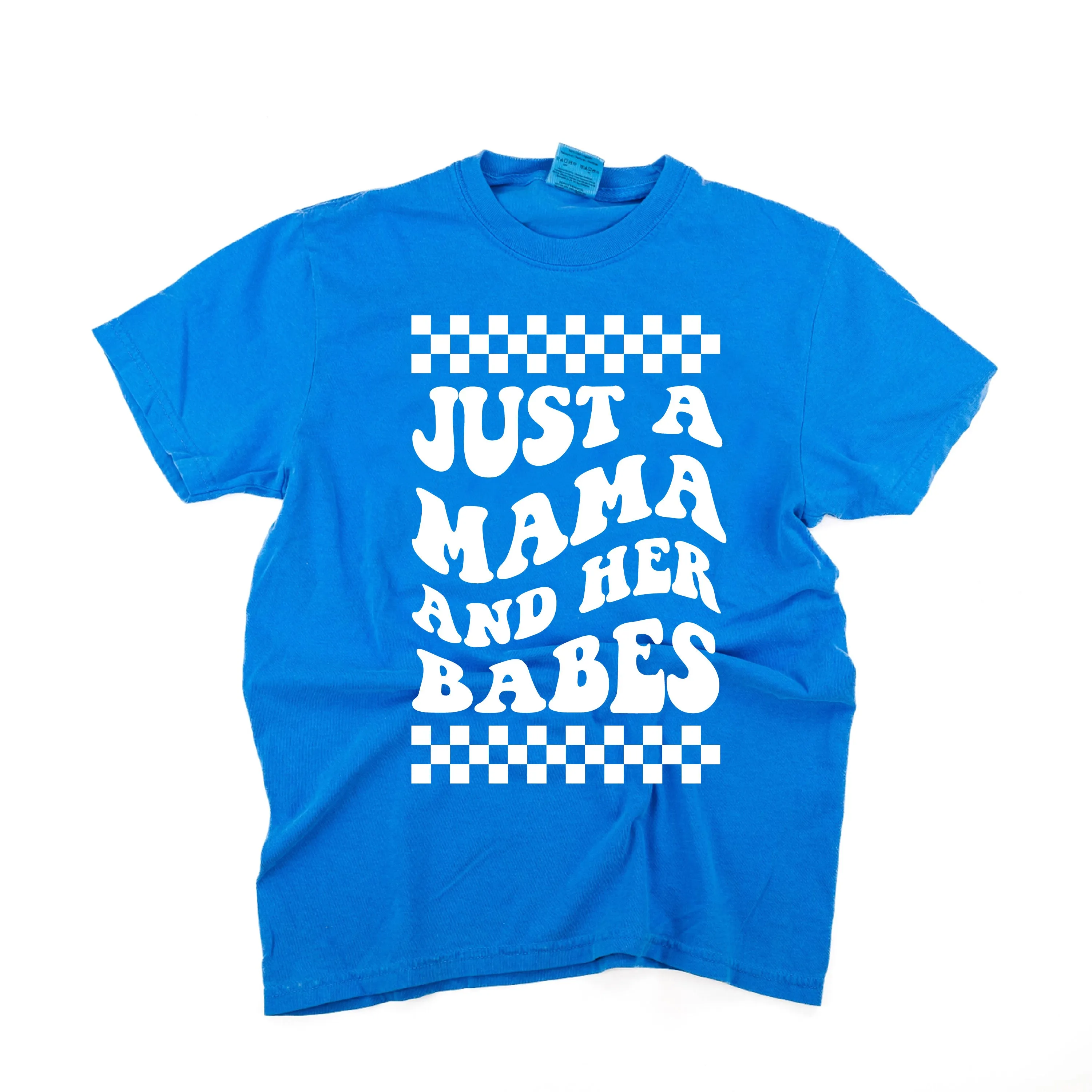 THE RETRO EDIT - Just a Mama and Her Babes - SHORT SLEEVE COMFORT COLORS TEE