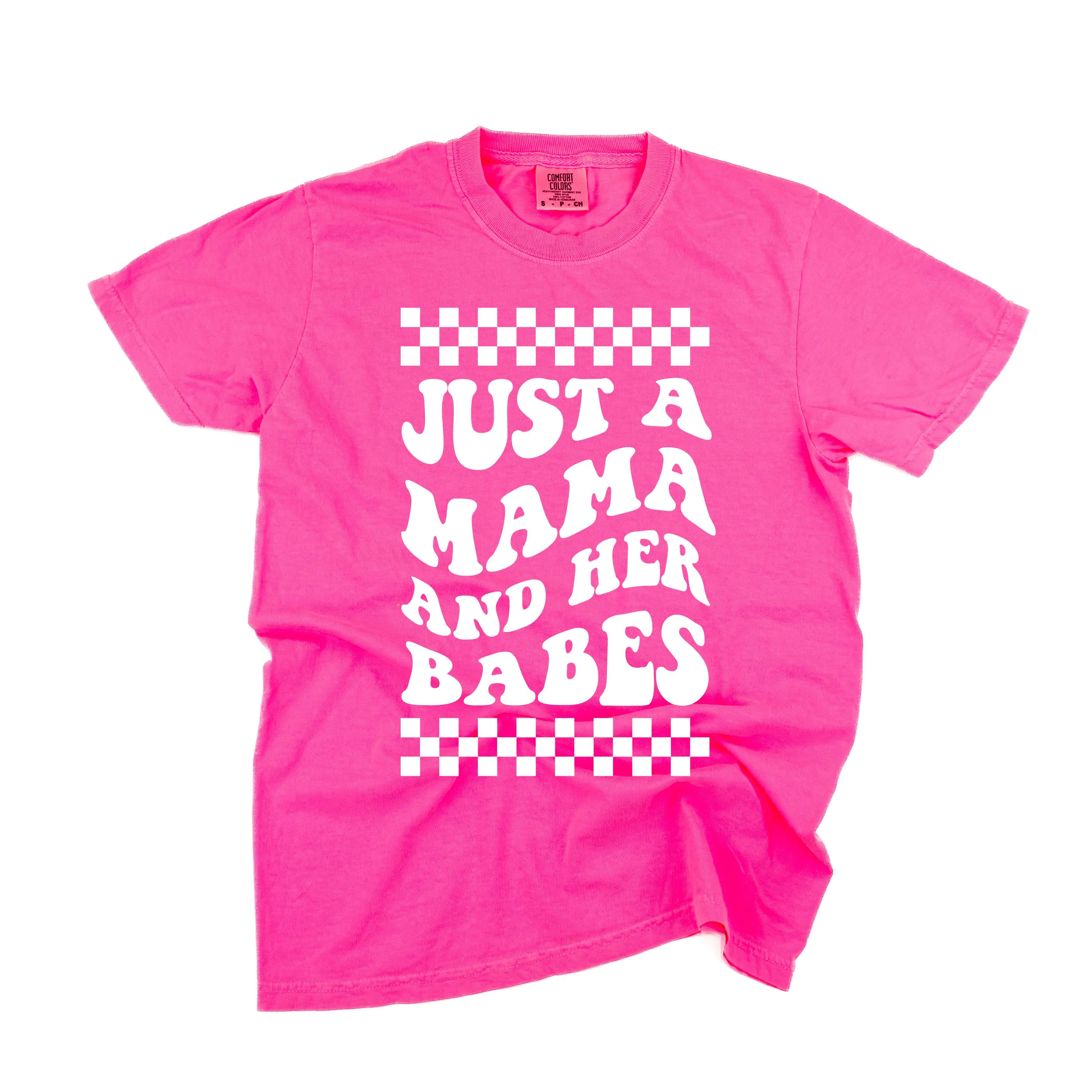 THE RETRO EDIT - Just a Mama and Her Babes - SHORT SLEEVE COMFORT COLORS TEE