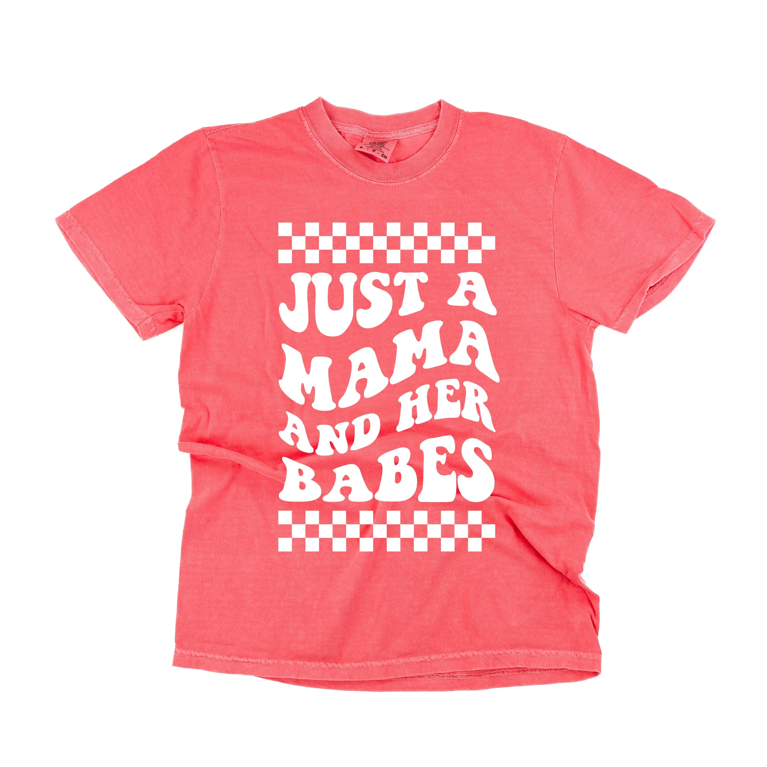 THE RETRO EDIT - Just a Mama and Her Babes - SHORT SLEEVE COMFORT COLORS TEE