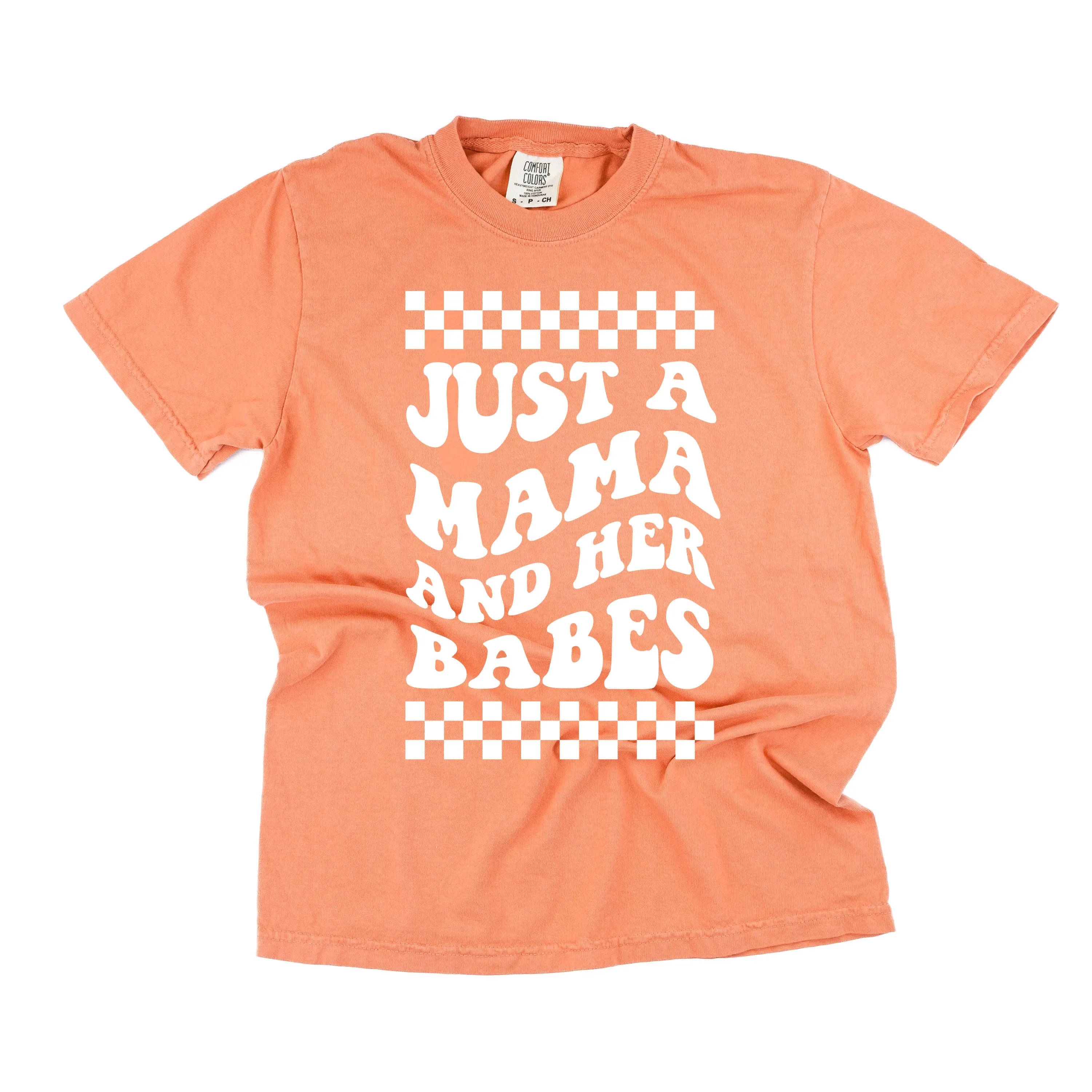 THE RETRO EDIT - Just a Mama and Her Babes - SHORT SLEEVE COMFORT COLORS TEE