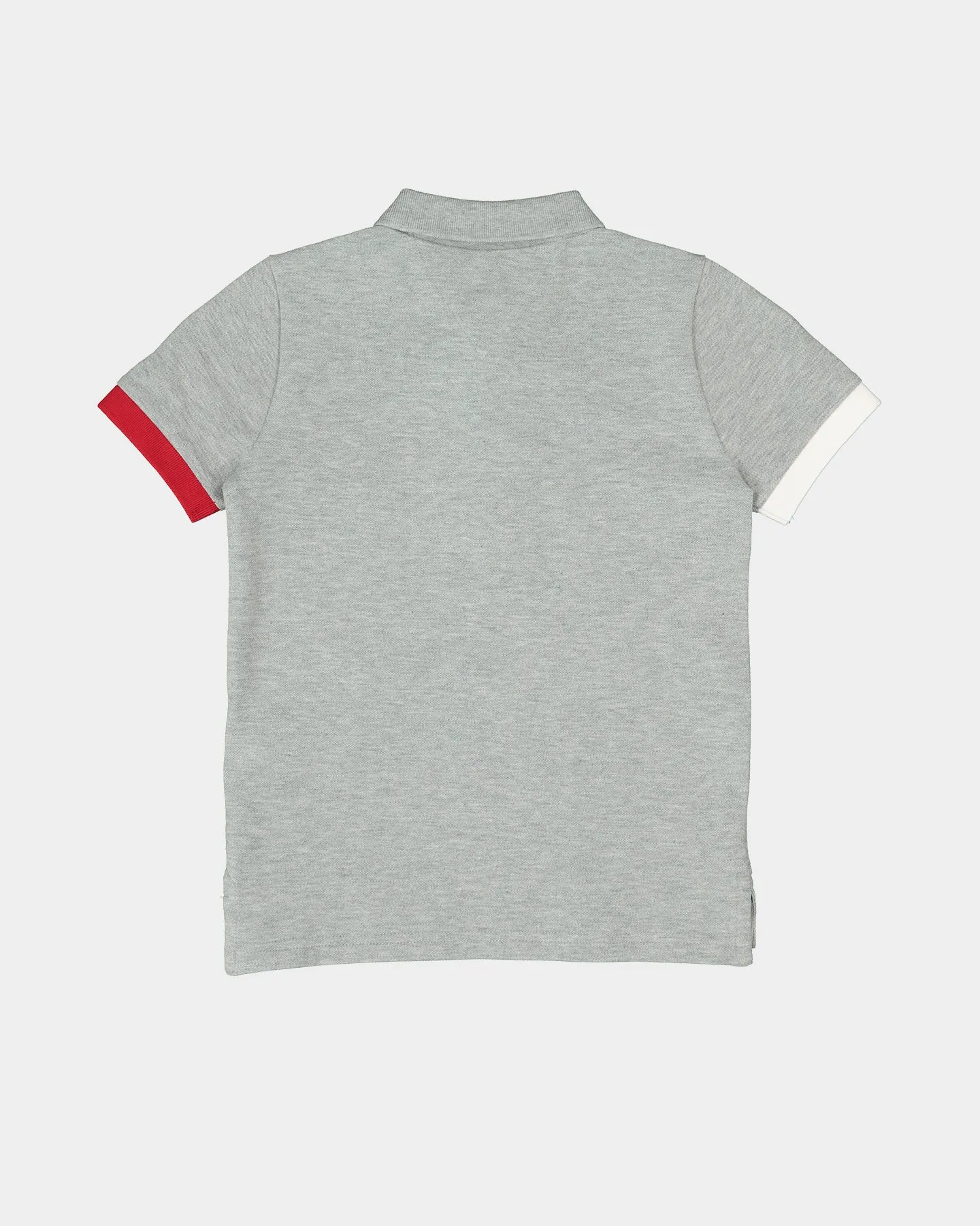 Tommy Hilfiger Kid's Color-Blocked Archive Polo T-Shirt Grey Heather