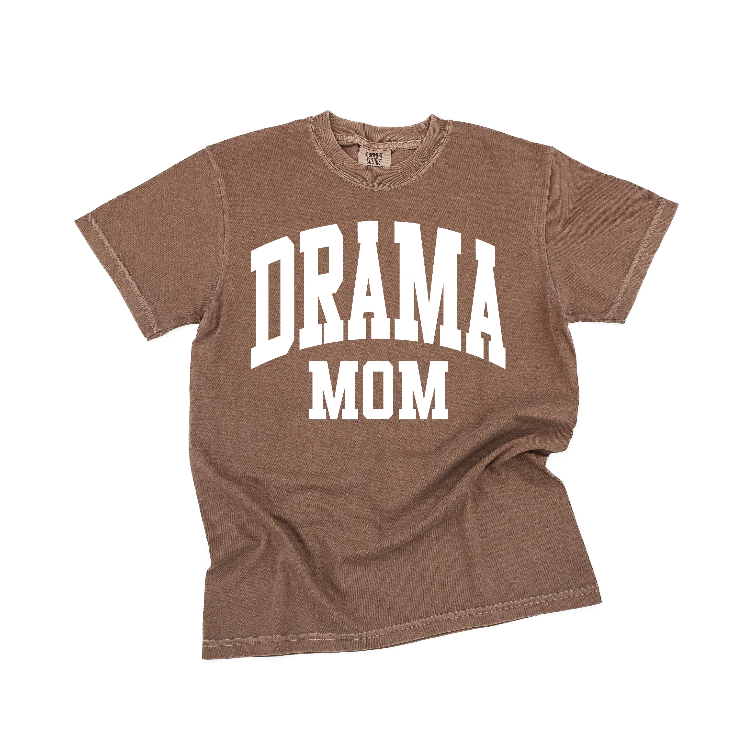 Varsity Style - DRAMA MOM - SHORT SLEEVE COMFORT COLORS TEE