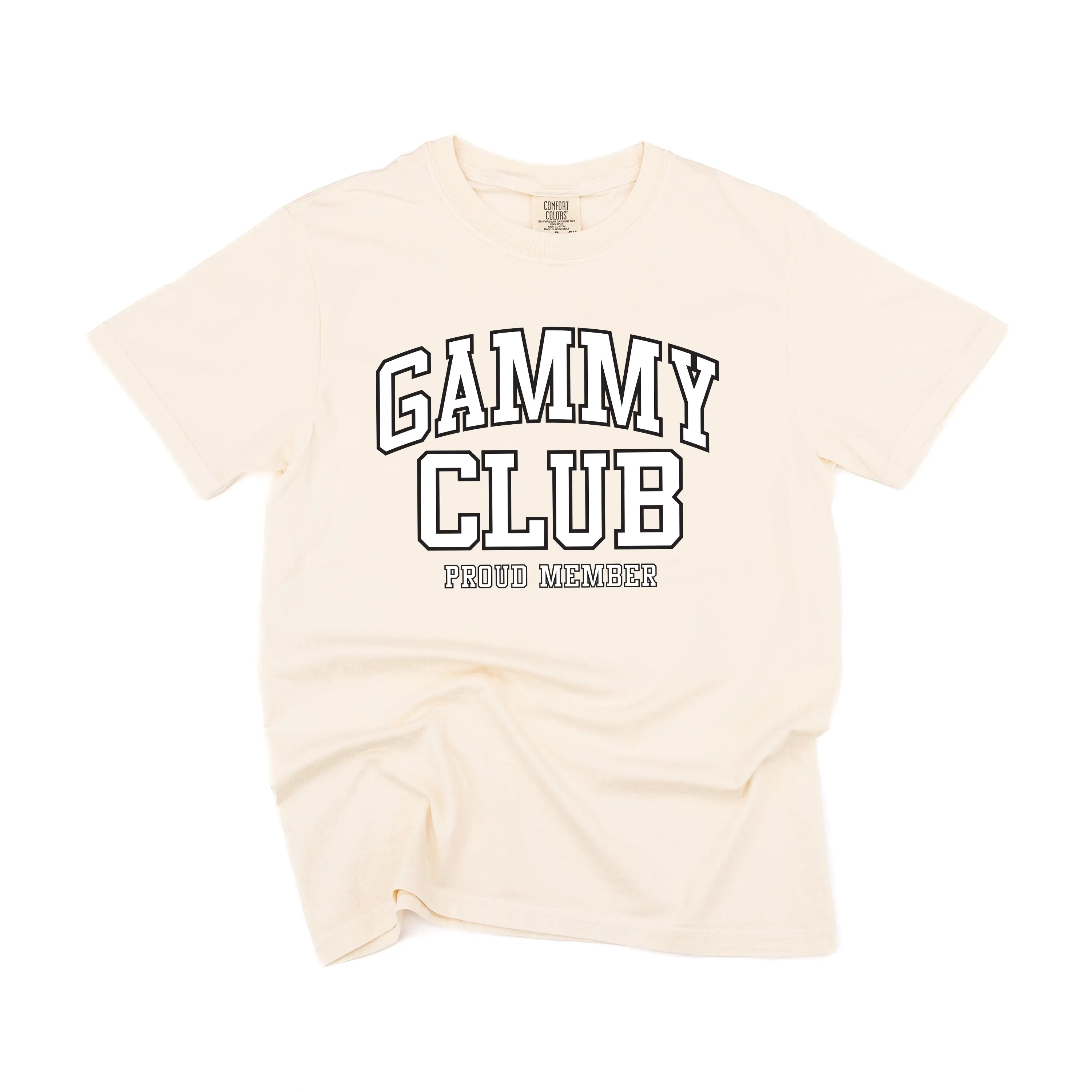 Varsity Style - GAMMY Club - Proud Member - SHORT SLEEVE COMFORT COLORS TEE