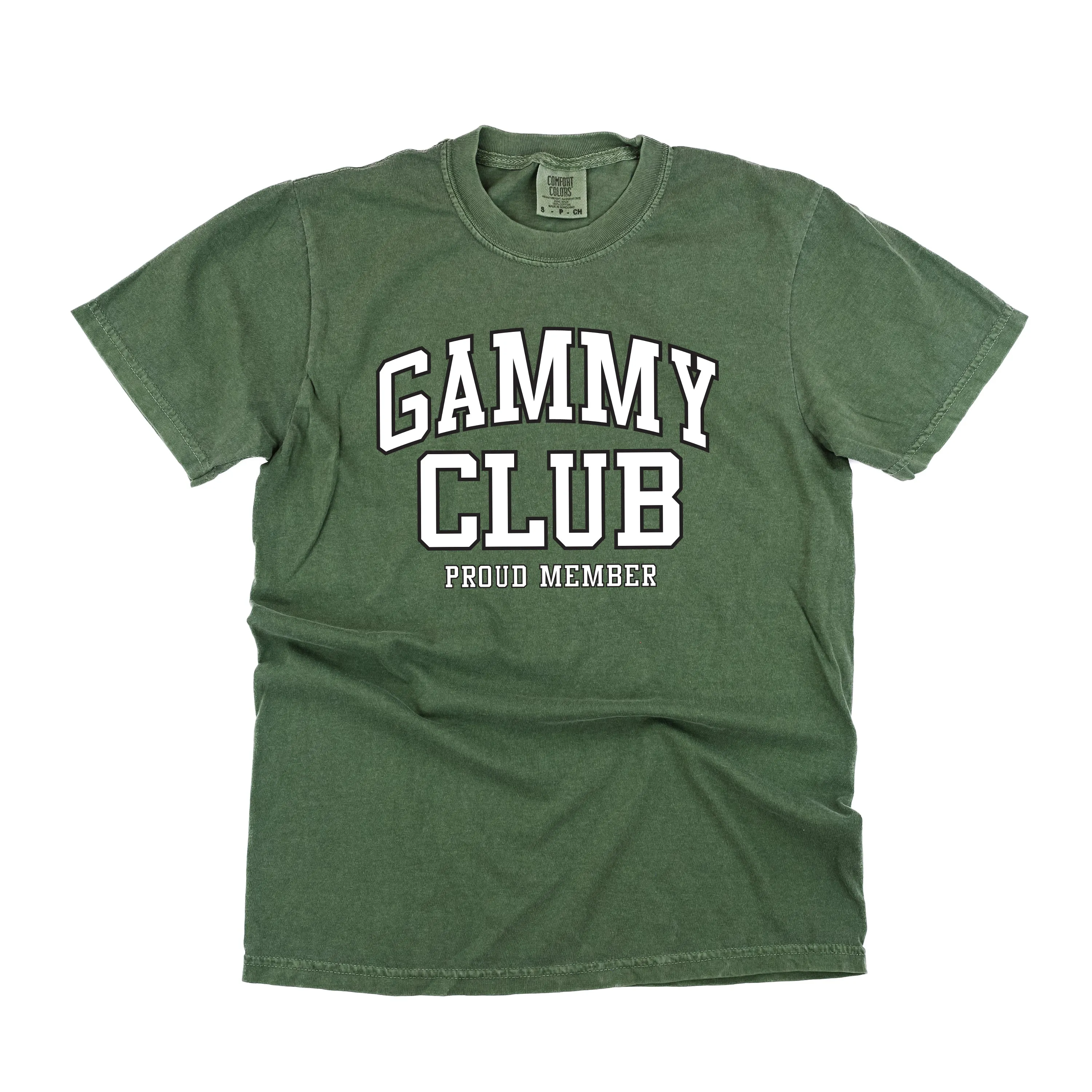 Varsity Style - GAMMY Club - Proud Member - SHORT SLEEVE COMFORT COLORS TEE