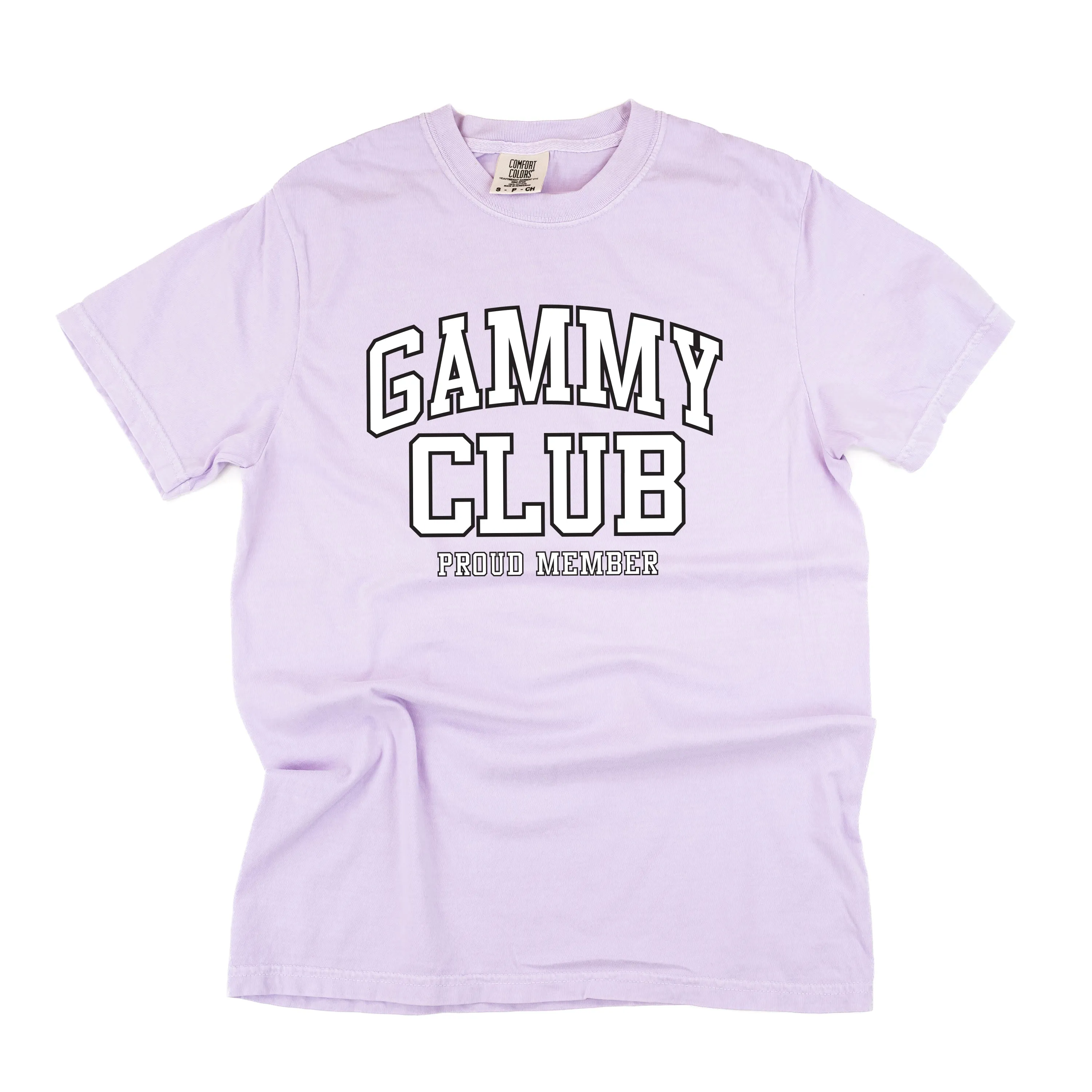 Varsity Style - GAMMY Club - Proud Member - SHORT SLEEVE COMFORT COLORS TEE